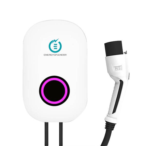 7kw 32a Swipe Card High Power EV Charger AC Wallbox Type1 Type2 For Home Use