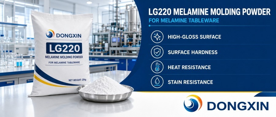 White Melamine Formaldehyde Resin Melamine Glazing Powder For Food Gradedinnerware Shinning