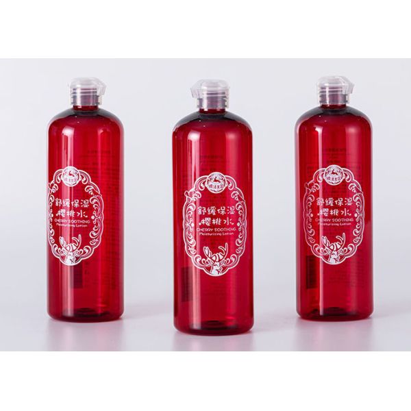 500ml Plastic PET Lotion Pump Bottle For Hand Wash Cosmetic Packaging