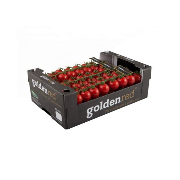 Foldable Custom Printed Cardboard Boxes , Fruit Carton Box Hard Material