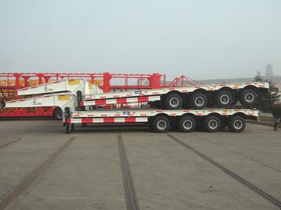 80ton low-bed trailer price China semi trailer factory low loader semi trailer truck