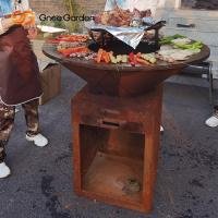 Fogo antigo resistente de cozimento exterior Pit Corten Metal Barbecue da grade do ASSADO
