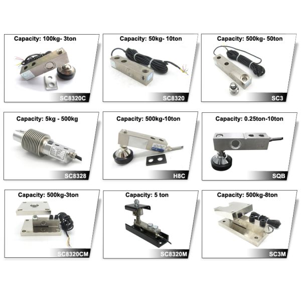 Recommended excitation voltage 5-12 VDC SENSORCON SC8320M strain gauge load cell 5 t load cell 05 ton to 5 ton