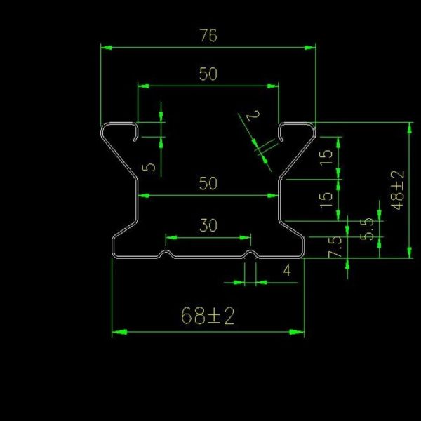 крен столба загородки 0.7mm формируя стиль 20m/Min Австралии машины