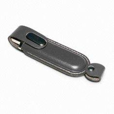 Memoria USB AT-030A del cuero del regalo de la promoción