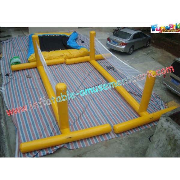 Подгонянные Towable раздувные игрушки воды полем волейбола для детей