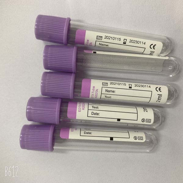 Disposable Sterilized Clinical Hematology K2edta Tubes
