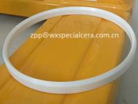 Anel cerâmico do selo da zircônia dobro da borda para a impressora da almofada do copo da tinta