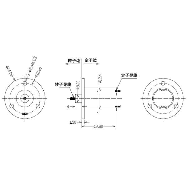 8 цепей 2А Капсулы Слип-кольца Производители IP40 110V AC DC напряжение
