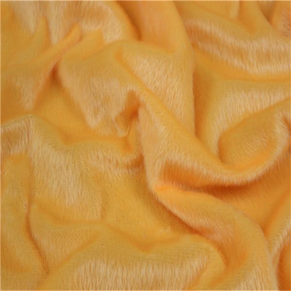 Commercial Soft Toy Making Fabric  Velboa Plush Fur Fabric For Home Textile