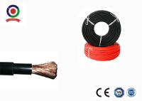 Preto solar resistente ultravioleta/vermelho da isolação dobro do cabo 4mm2 XLPE do picovolt
