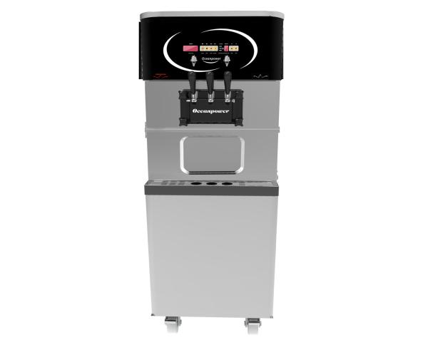 300 cones 3 flavors Oceanpower hot-sale soft serve ice cream machine OP138CS