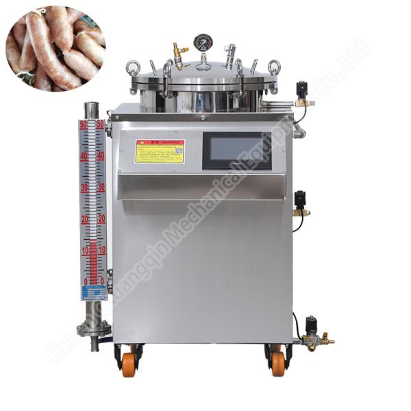Canned Food Sterilizer Vertical Steam Sterilizer Food Retort Sterilization Machine