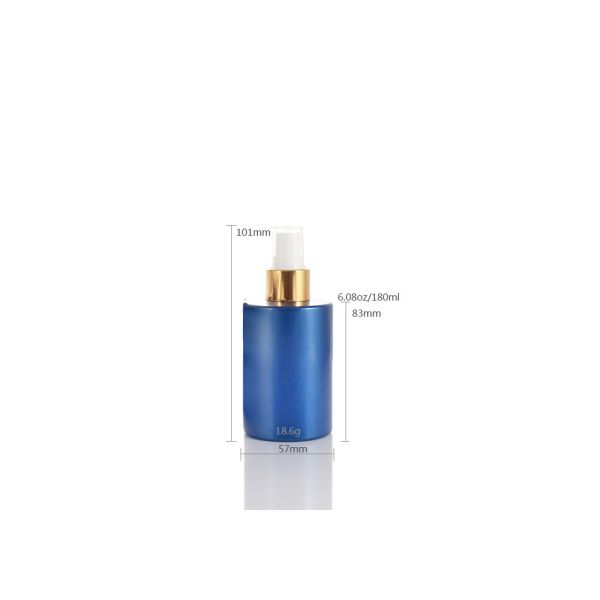 180ml Cylindrical Cosmetic Spray Bottle Anodized Aluminum Sprayer