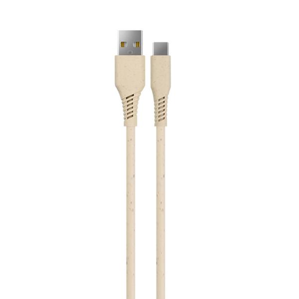 Durable Colorful Eco-Friendly USB Charging Sync Cable C-C20V3A 60W max/C-L 9V3A 27W max Braided Biodegradable Data Cable