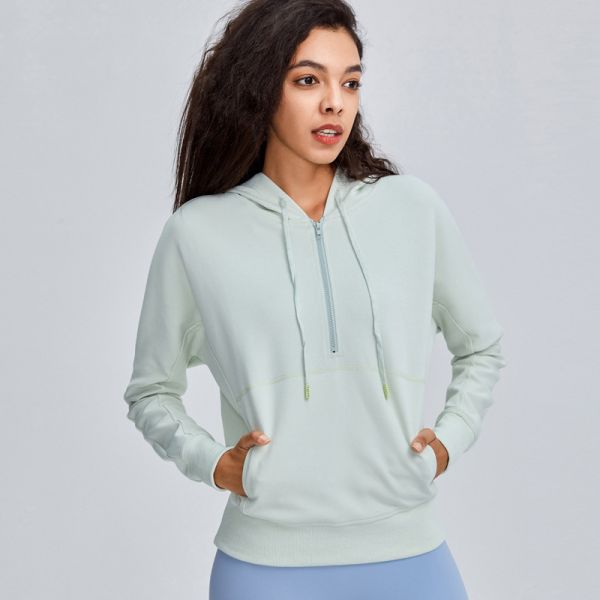 Розовые спорт освобождают Hoodie со свитером XL женщин кармана тренируя идущим