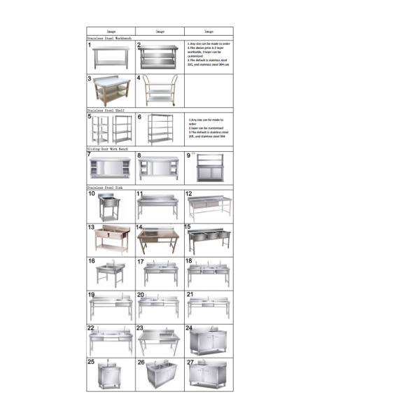 Durable Commercial Stainless Steel Shelves Space Saving Metal Catering Shelves