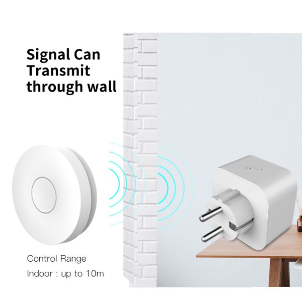 Da tomada eletrônica de controle remoto da UE do soquete de lâmpada de SIXWGH interruptor impermeável da energia cinética