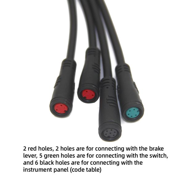 Original Kugoo M4 Electric Scooter Parts M4 Wiring Harness 4 Pin Controller Dashboard Connect Cable
