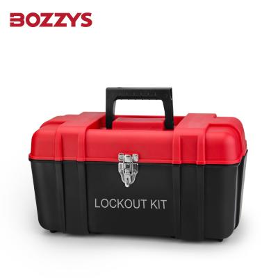 Double Layer PVC Personal Lockout Toolbox With Removable Organizer Tray