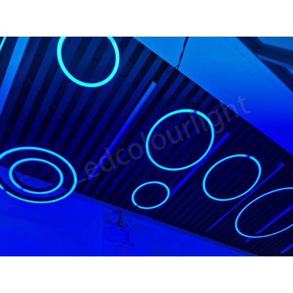 Stage Lighting 700mm Artnet DMX RGB RGBW LED Video Programmable Pixel Ring Light