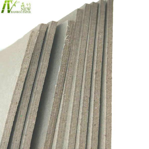 SGS Certified Hardcover Book Grey Board / Straw Board Paper Rigid Mixed Pulp