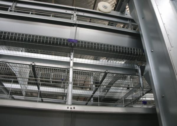 Energy Saving Egg Laying Chicken Cages Q235 Low Carbon Steel Wire Material