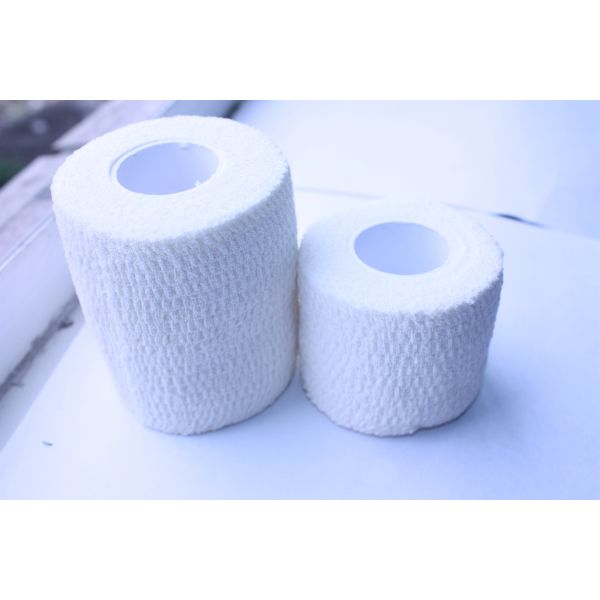 Abrigo elástico del vendaje del algodón flexible cohesivo