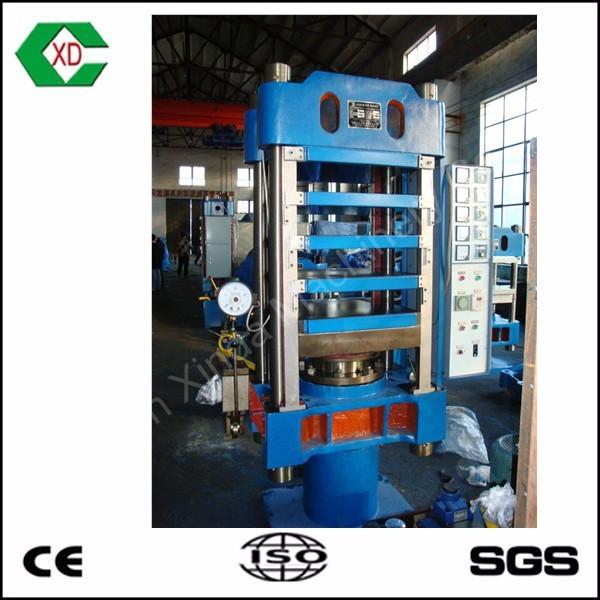 4-6 Sqm / Hour Rubber Tile Making Machine 1.7*1.7*2m 4 Layers CE Approved