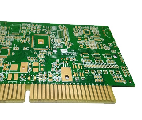 PCB платы с печатным монтажом пальца 6L разнослоистый высокий TG FR4 золотой