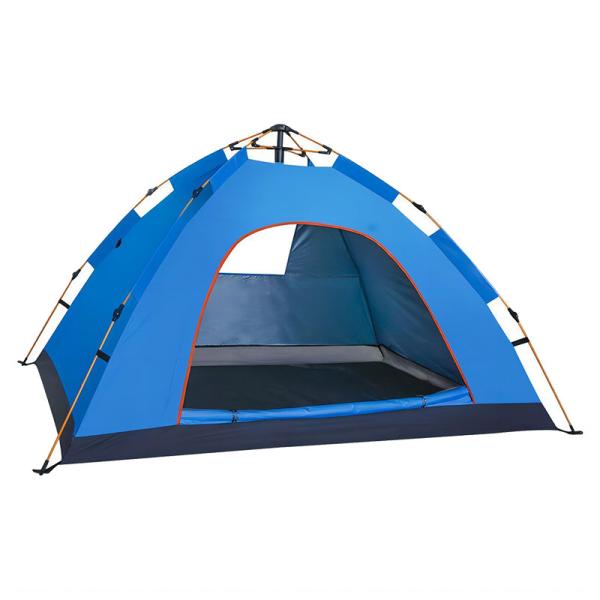 170T Polyester Camping Outdoor Tents 200 X 150 X 125cm Blue Outdoor Picnic Tent 2 Person