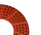 11 Inches Diamond Granite Floor Polishing Pads High Gloss Finishes Hook / Loop Connection