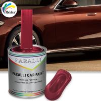 Peinture de réparation de voiture rouge à l'odeur matte brillante à séchage rapide anti-corrosion durable