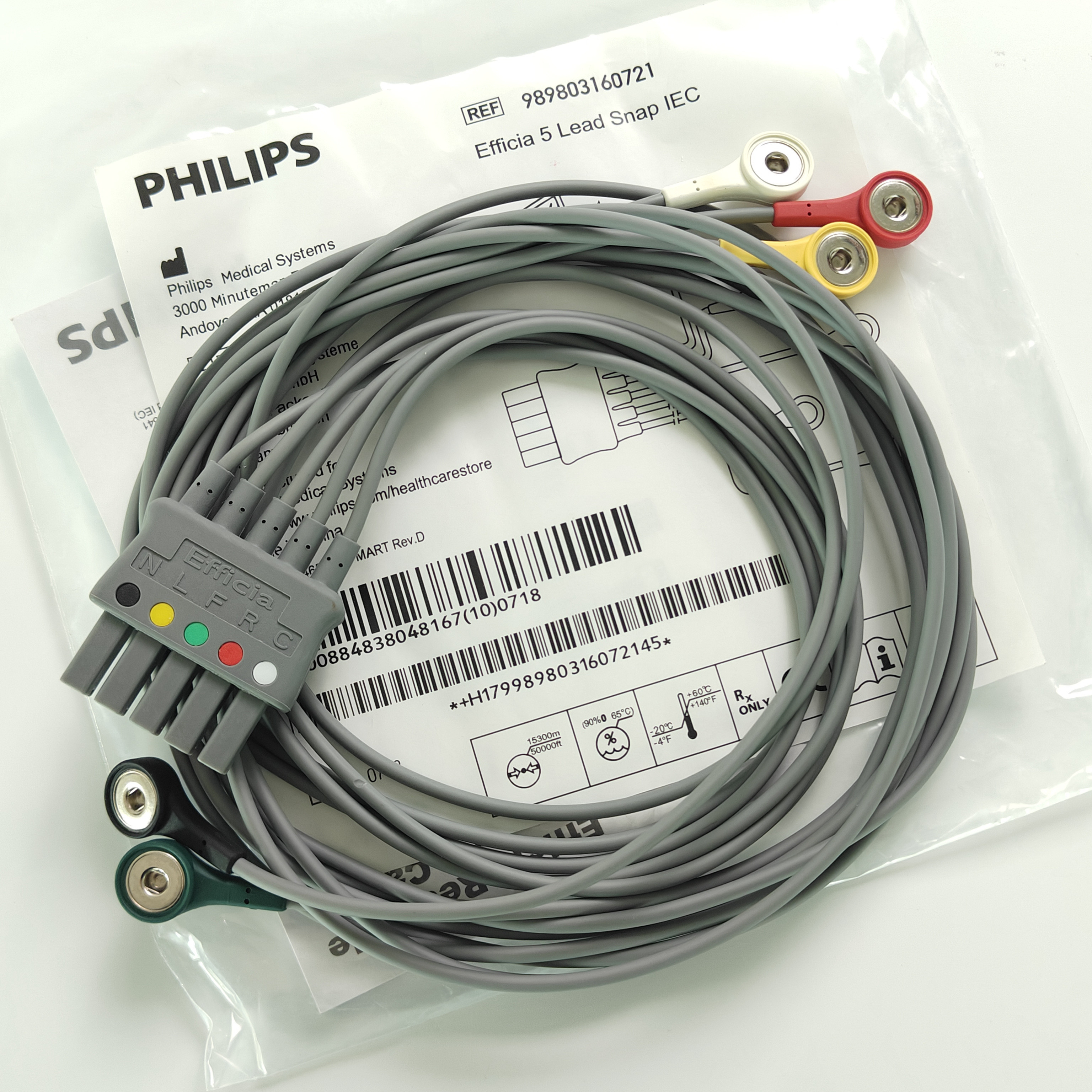 Филипп Оригинальный Efficia 5Lead Snap IEC, Ref: 989803160721