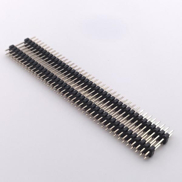 Male  2X30P Straight  2x40P Male And Female Headers Dual Plastics For PCB Mounting