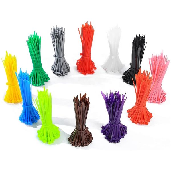 Nylon 66 Cable Tie Black 2.5*60mm UV Resistant For Machinery