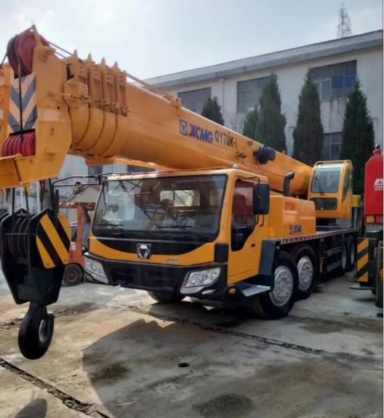 XCMG QY70K-1 Used Boom Truck Crane 70 Ton High Speed For Stable Lifting