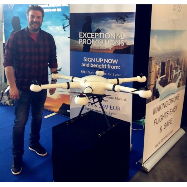 Hexacopter Drone Google 5KM Flight Distance,Autopilot UAV,GPS Google Mapping Multi-Point Navigation