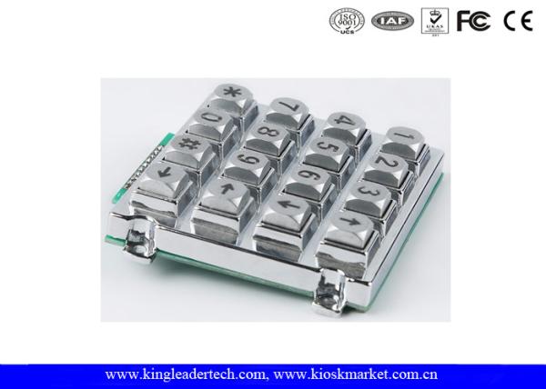 Control System Metal Industrial Numeric Keypad With / Without Backlight
