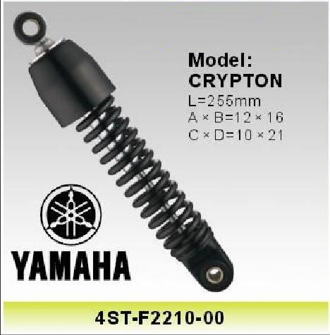 Yamaha Crypton T 105 Motorcycle Rear  Shocks , 255mm eye to eye 4ST-F2210-00