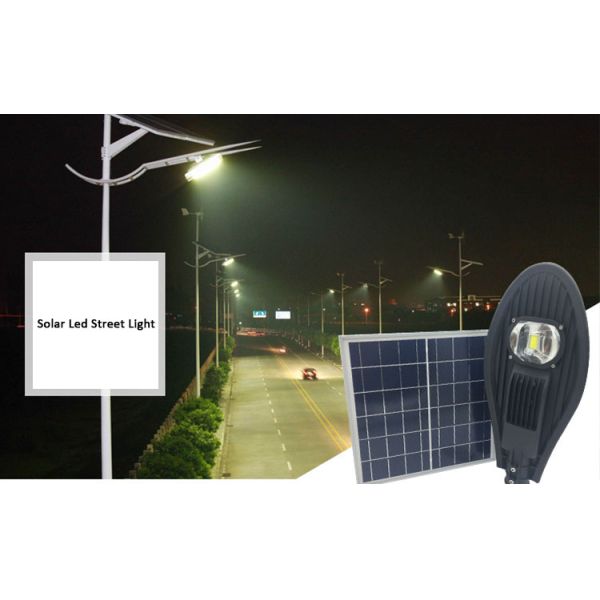 Solar Powered All In One Led Street Light , IP65 80 Watt LED Street Light