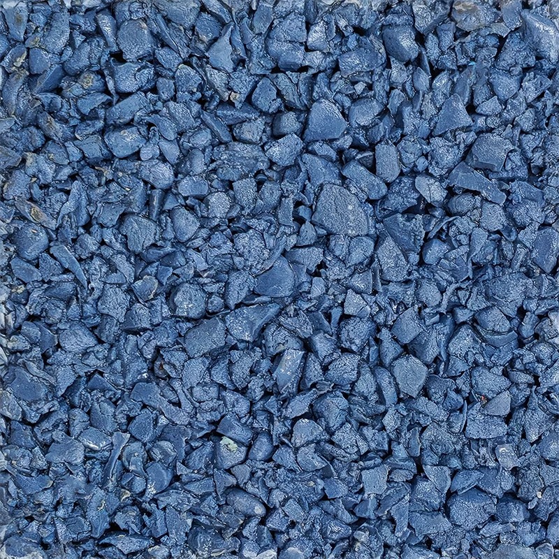 Blue EPDM Rubber Granules 1-3mm for Sports Court | Durable
