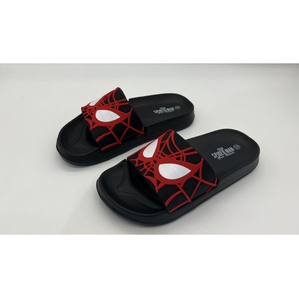 Sandales mules de piscine pour enfants Spider-Man Sandales d'été Logo personnalisé