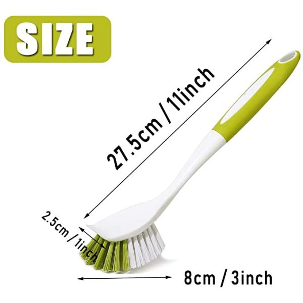 Кухня 3 пакетов Scrub щетки длиной регулирует для блюда