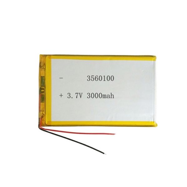 3560100 1 Cell Rechargeable Li Polymer Battery 3.7 V 3000mAh PDA Batteries