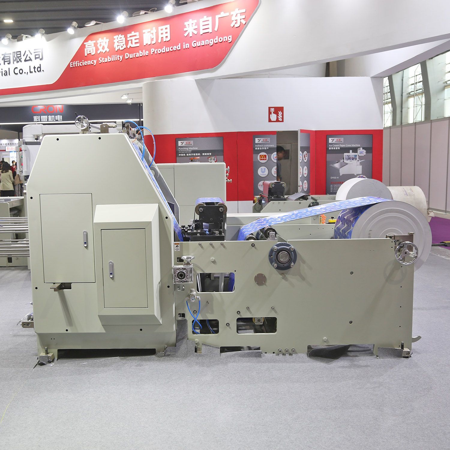 CC650S Plate Paper punching machine with 400 Strokes/Min, ±0.25mm Precision, and Smart Embossing for Cone Sleeves