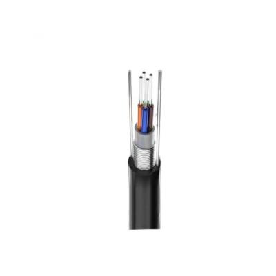 Single-Mode Optical Central Uni-Tube Corrugated Steel Armor Duct Aerial GYXTW Fiber Optic Cable