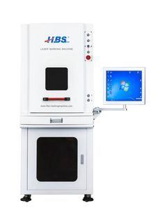 20W/30W/50W Full Enclosed Cover Fiber Laser Marking Machine for Metal /Stainless Steel/Copper/Brass
