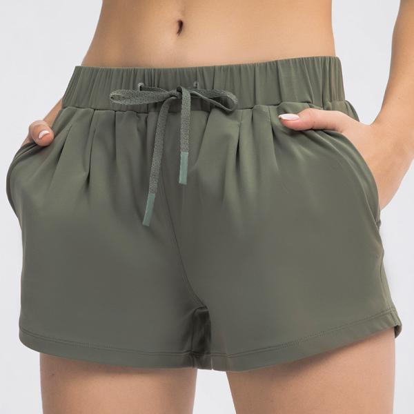 short ativo do exercício da ioga do short da ioga da faixa 150gsm elástica