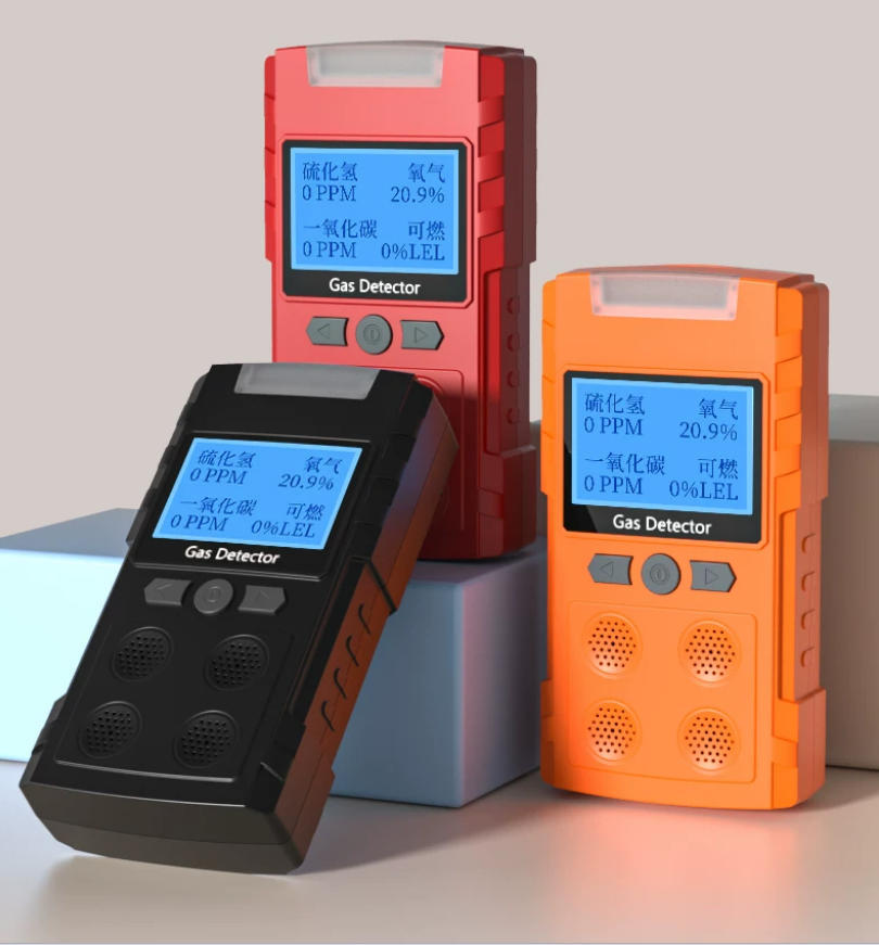 Voice-Prompt Multi-Gas Detector ONETEST-G40 4-in-1 Combustible O2 H2S CO Monitor with Bilingual Alarm Explosion-Proof